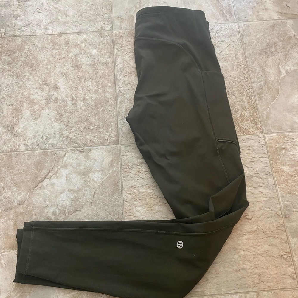 Olive Leggings Size 8